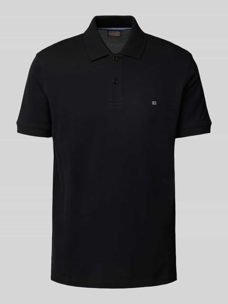 Christian Berg Men Poloshirt met logostitching