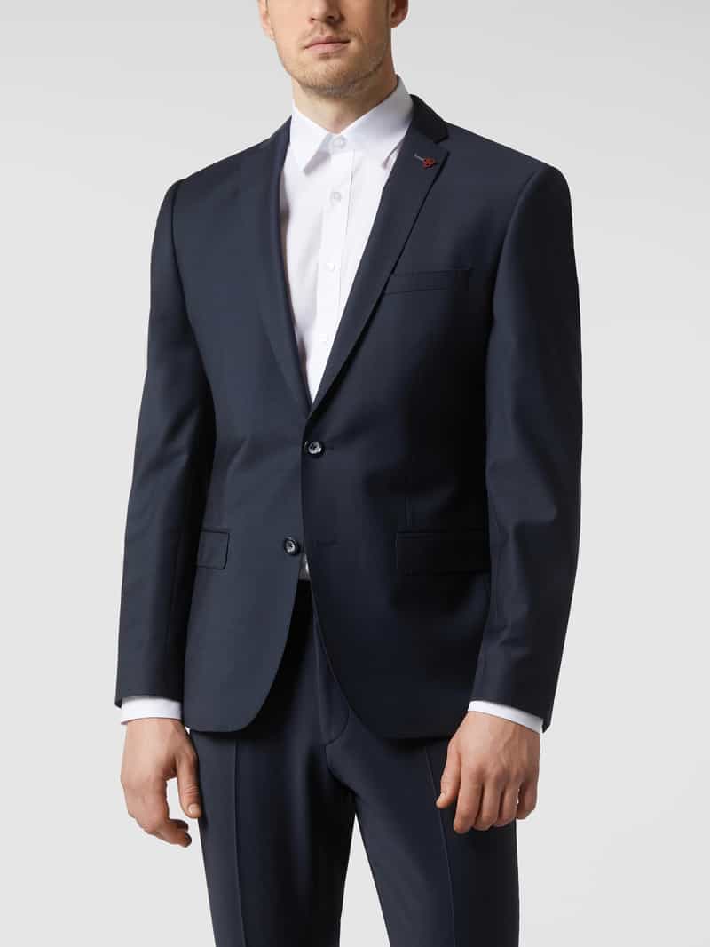 -knoops slim fit colbert van scheerwolmix Roy Robson