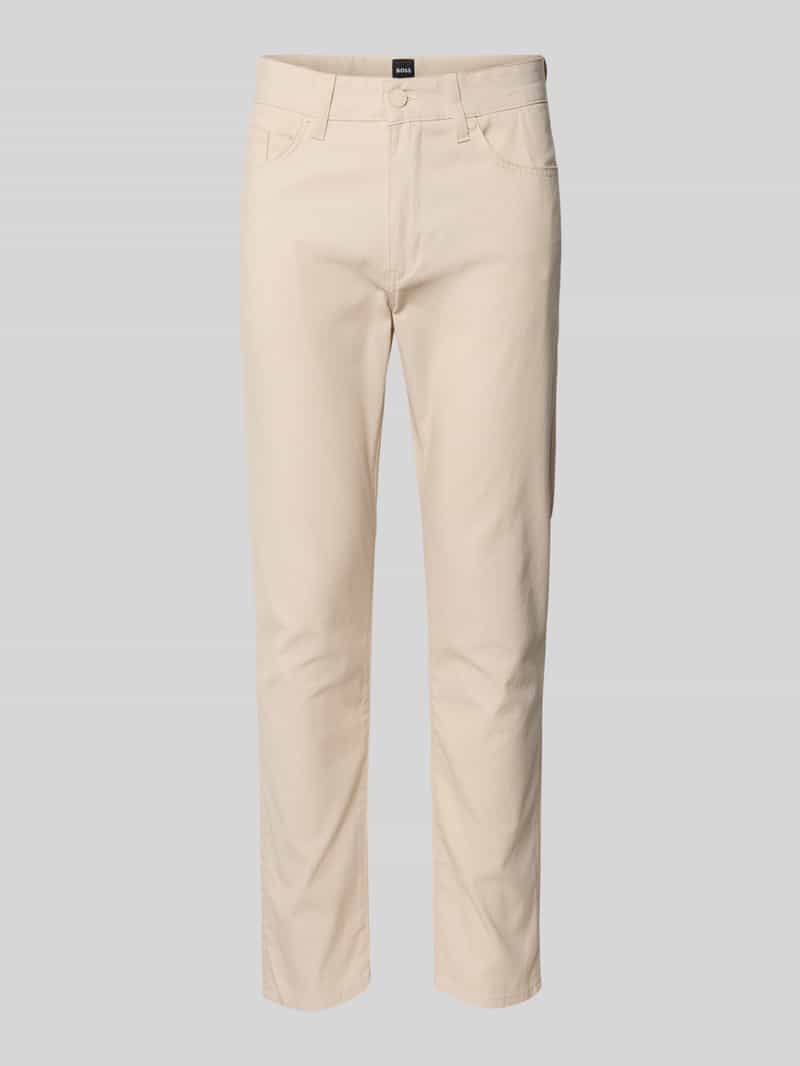 Boss Slim fit stoffen broek van katoenmix model 'DELAWARE'