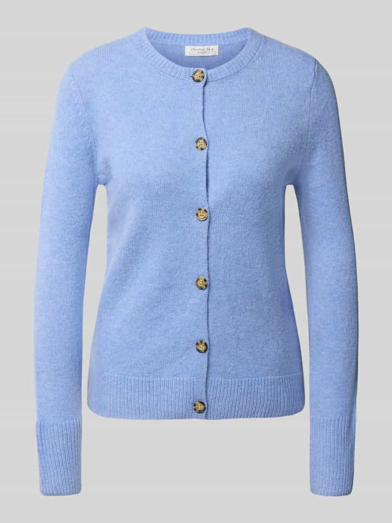 Christian Berg Woman Cardigan met ronde hals en knoopsluiting