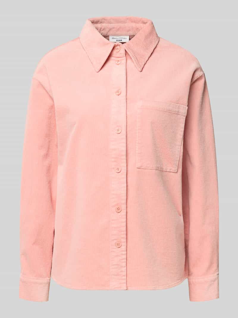 Marc O'Polo DENIM Relaxed fit overhemdblouse van katoenmix