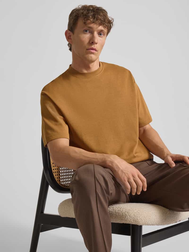 Selected Homme Oversized T-shirt van katoenmix model 'OSCAR'