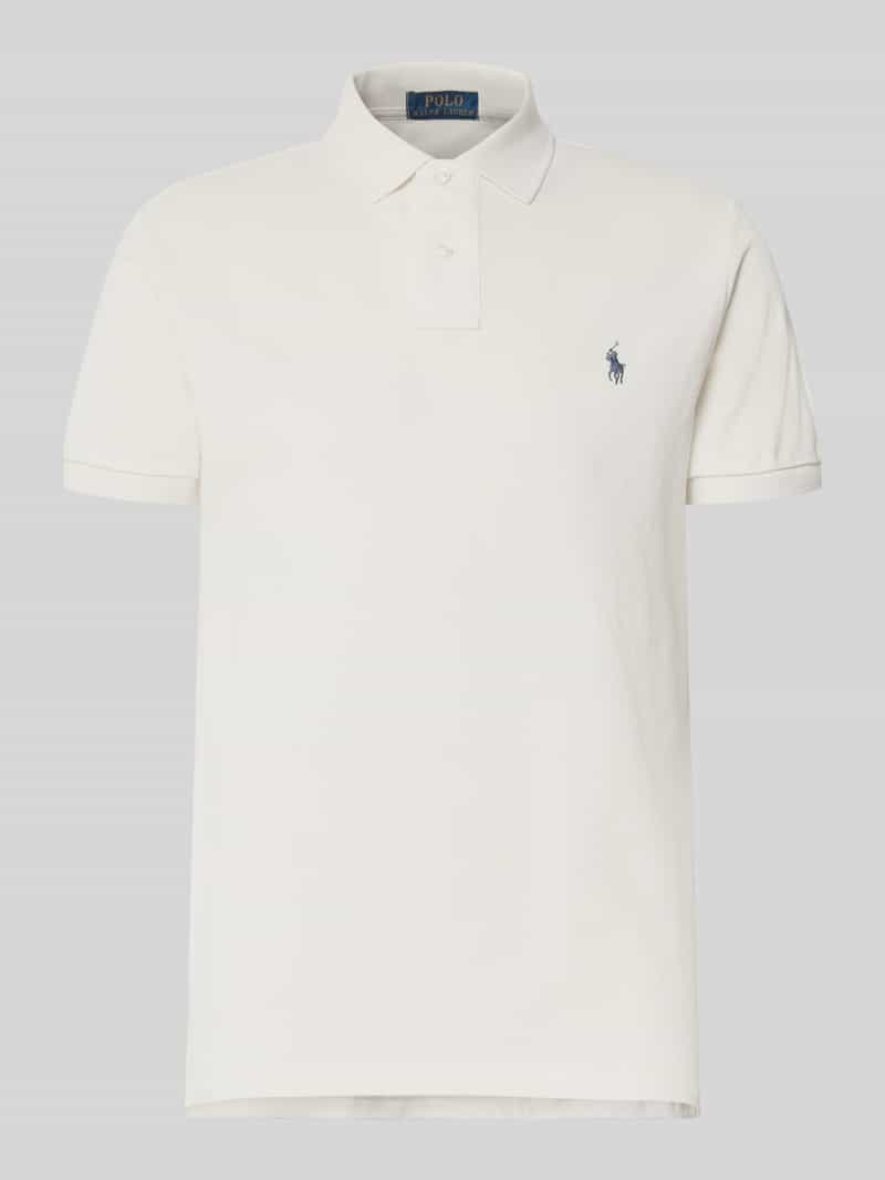 Polo Ralph Lauren Custom slim fit poloshirt met labelstitching