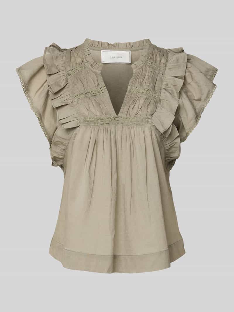 NEO NOIR Regular fit blousetop met kapmouwen model 'Jayla'