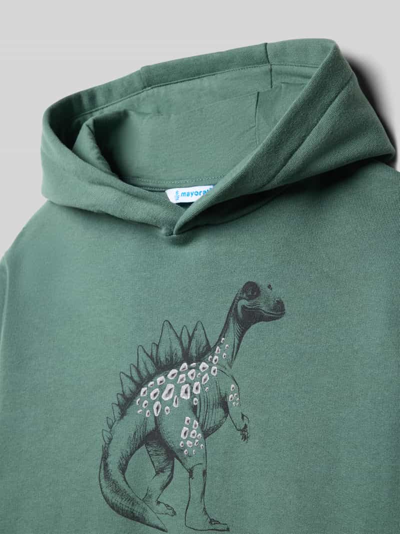 Mayoral Regular fit hoodie met motiefprint