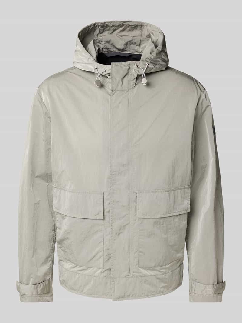 Marc O'Polo Regular fit parka van waterafstotend materiaal met capuchon