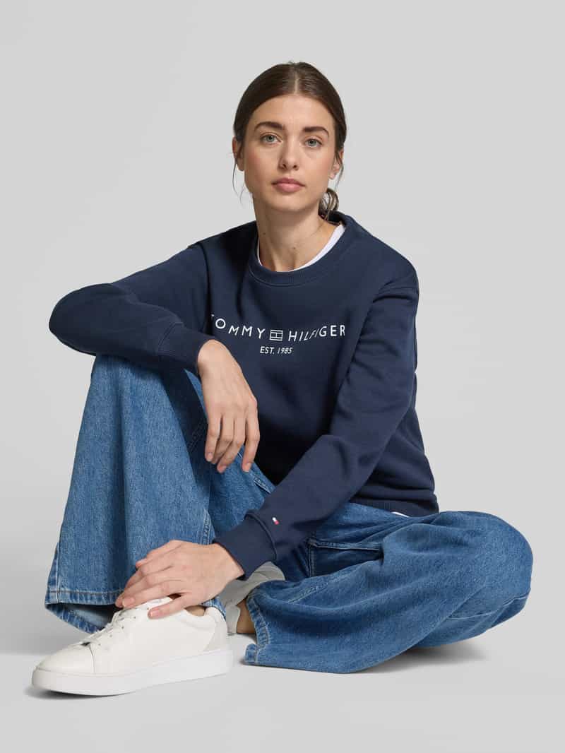 Tommy Hilfiger Sweatshirt van katoenmix
