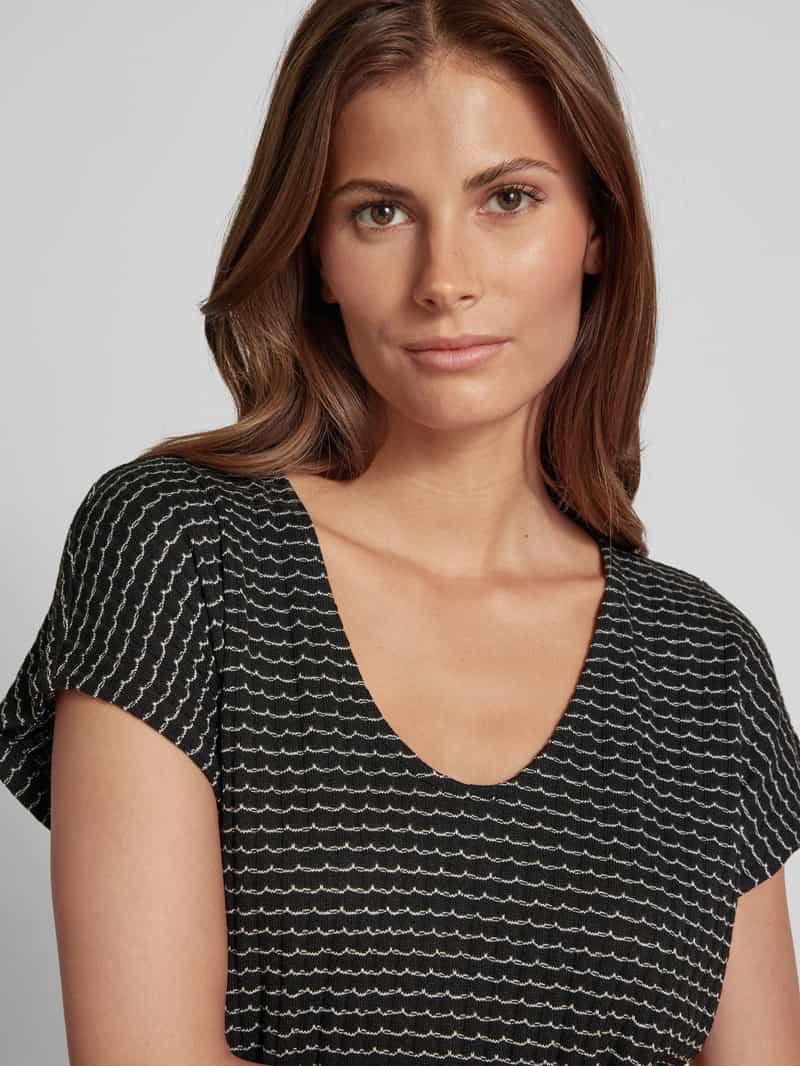 Opus T-shirt met V-hals model 'Simurali'