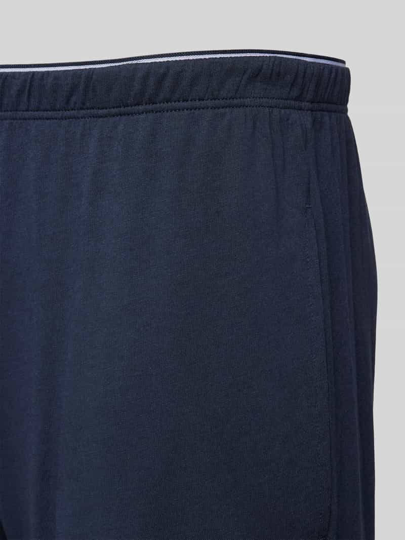 Schiesser Regular fit korte pyjamabroek met elastische band