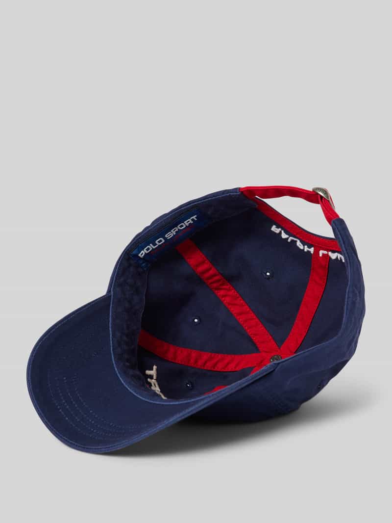 Polo Sport Baseballpet met labelstitching