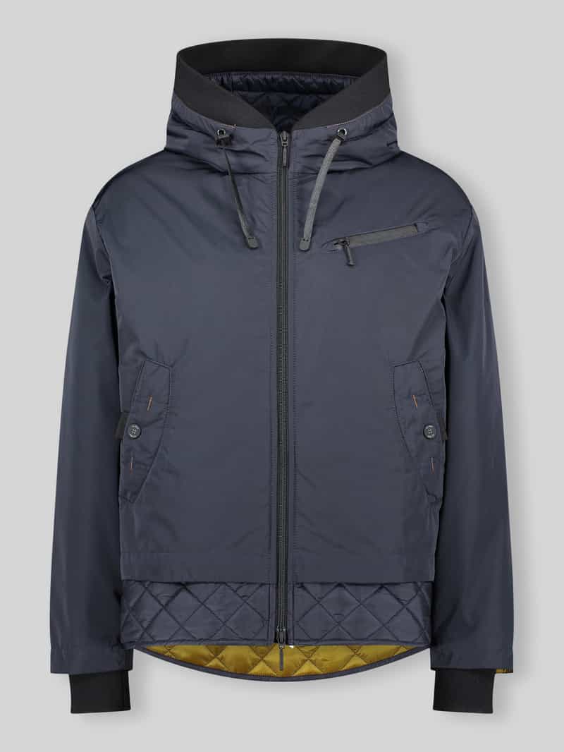 Gil Bret Regular Fit gewatteerd jack met capuchonkraag