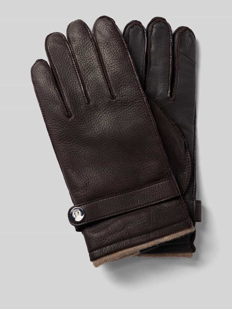 Leren handschoenen van echt leer model 'Wilhelmshaven'