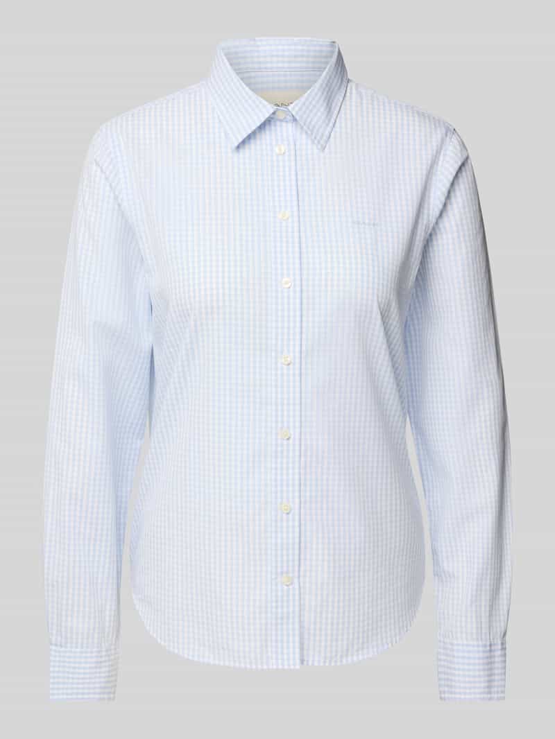 Gant Regular fit overhemdblouse met labelstitching