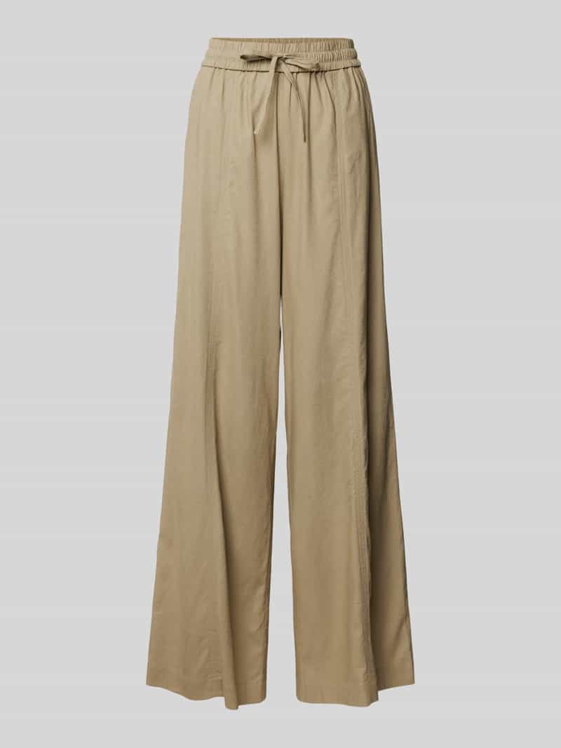 Gestuz Stoffen broek van viscosemix met elastische band model 'izza'