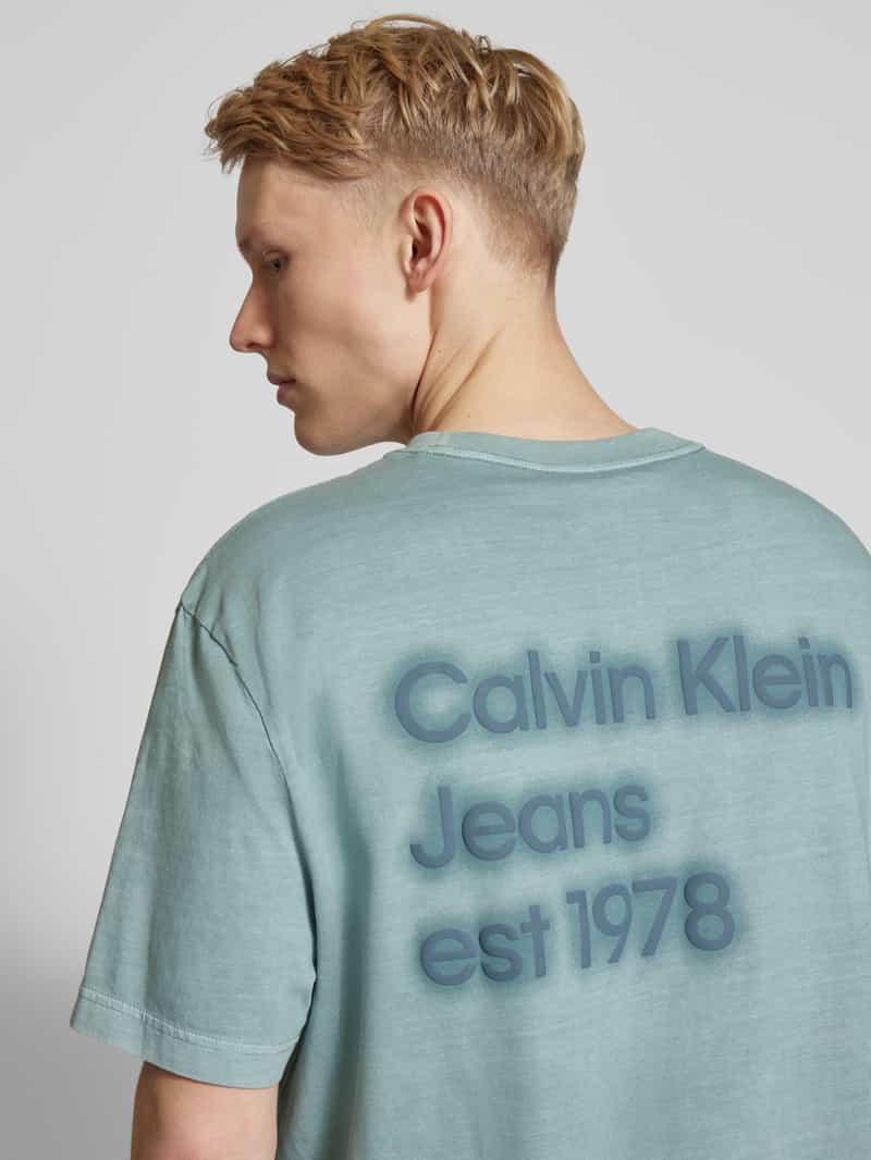 Calvin Klein Jeans T-shirt met labeldetail