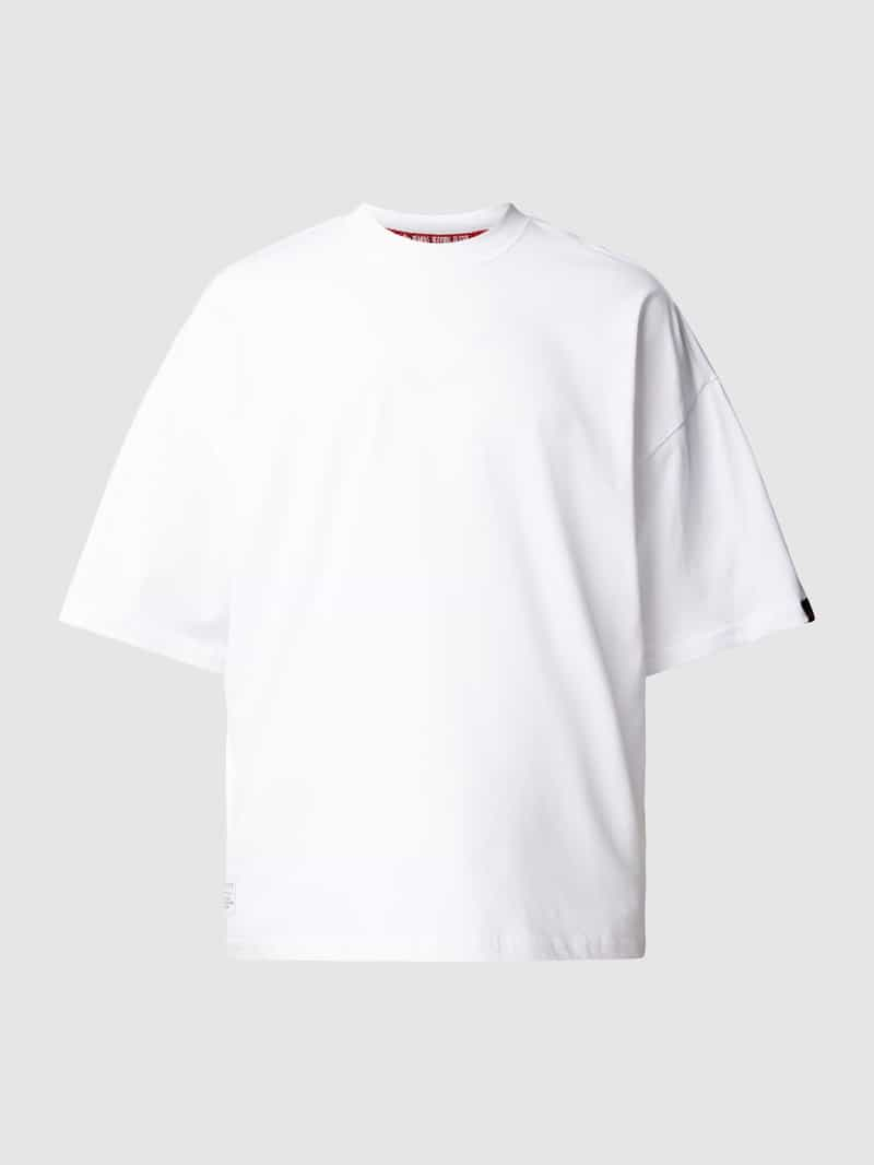 alpha industries T-shirt met labelpatch model 'LOGO'