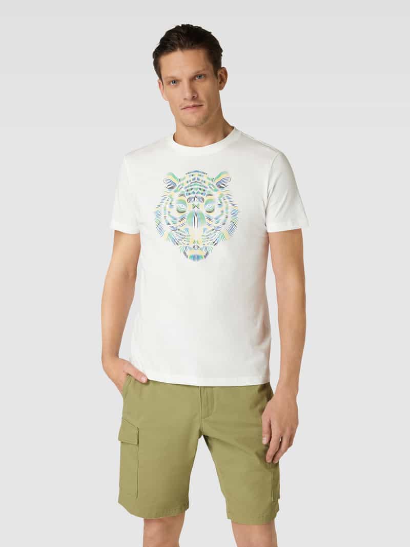 T-shirt met motiefprint Antony Morato