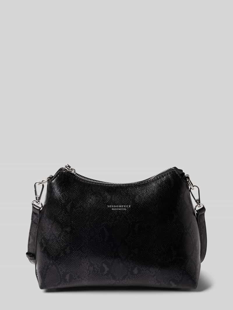 Crossbody tas met labeldetail model 'LILLEBY'