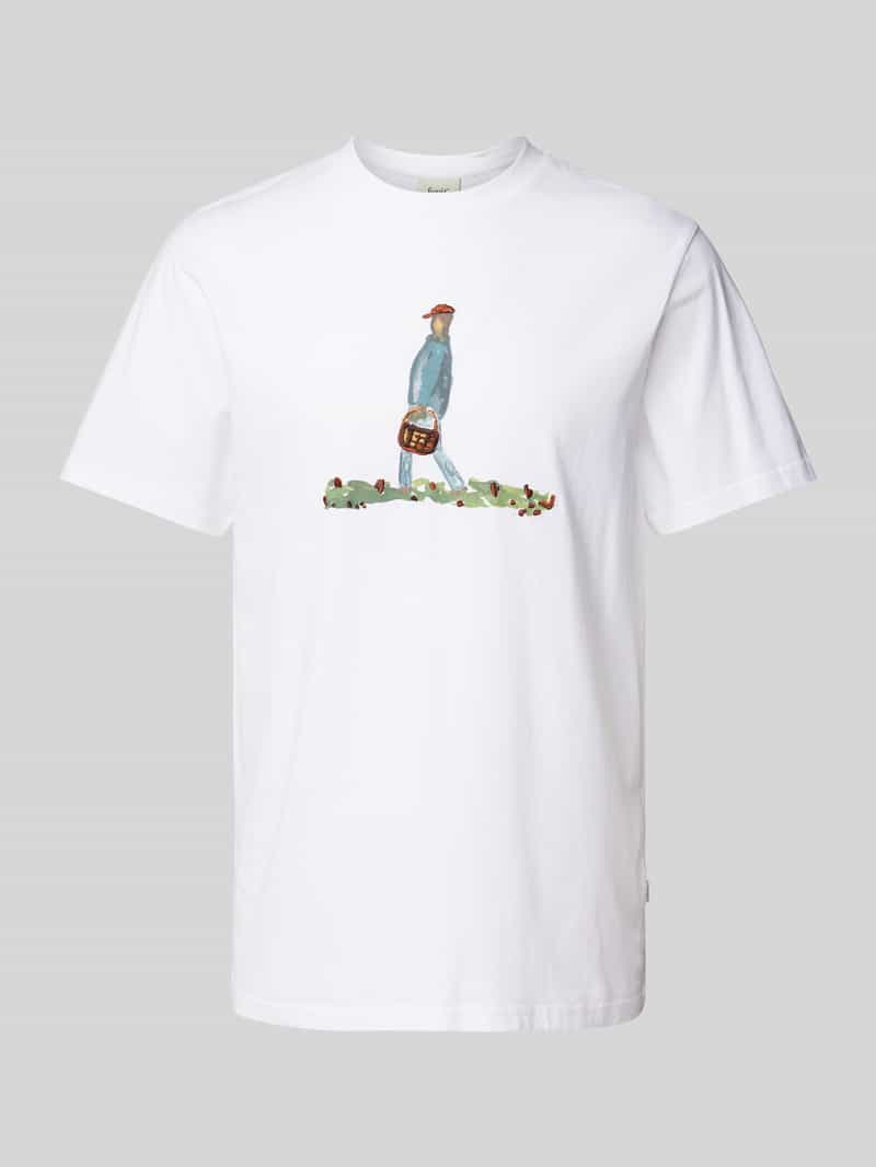 Forét-shirt met motiefprint model 'HUNT'