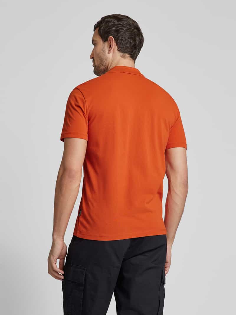 Koszulka polo o kroju slim fit z wyhaftowanym logo model ‘EALIS’