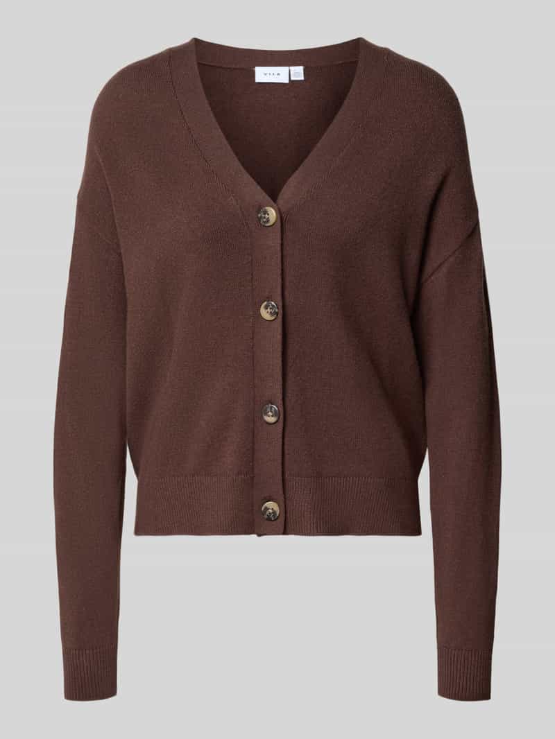 Vila Cardigan met v-hals model 'VIRIL'