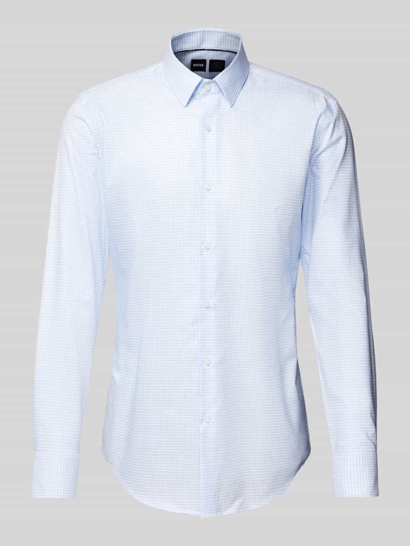 Boss Slim fit zakelijk overhemd met knoopsluiting