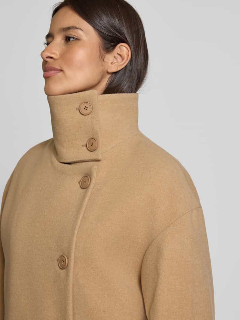 ARMEDANGELS Loose fit lange jas van wol model 'MAJELAA WOOL'
