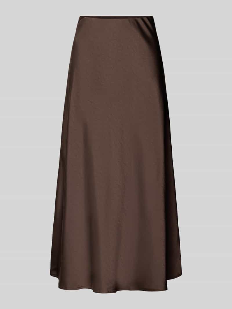 NEO NOIR Midirok van satijn met elastische band model 'Bovary'