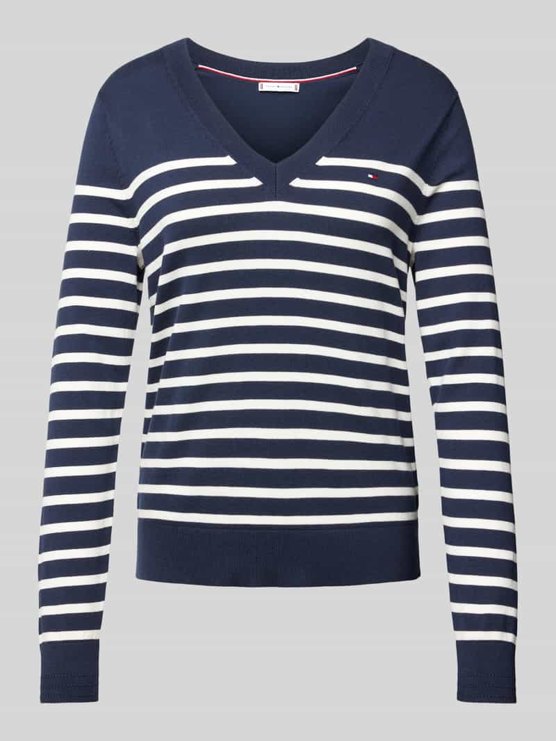 Tommy Hilfiger Gebreide pullover met ribboorden