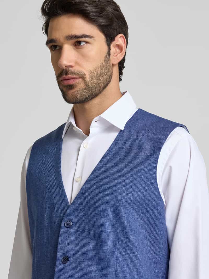 Christian Berg Men Gilet met strookzakken