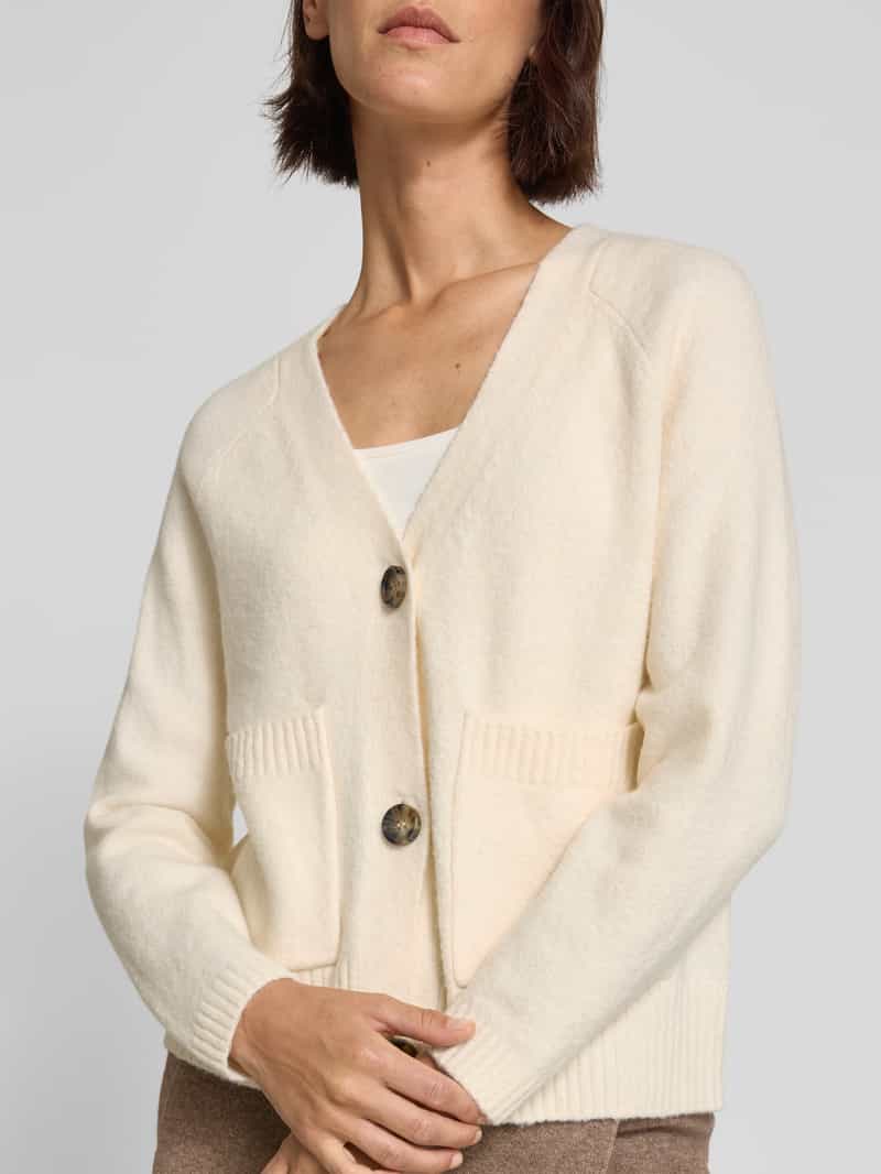Vero Moda Comfort fit gebreid jack met V-hals model 'BOOM'