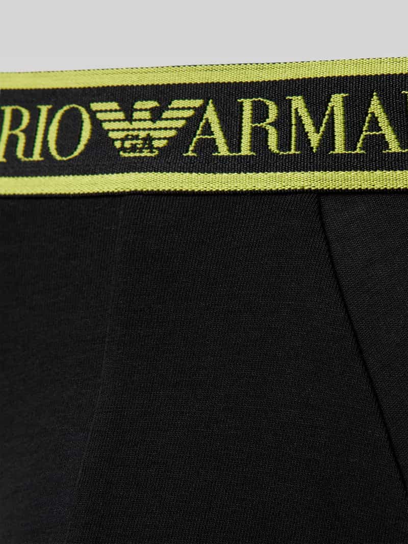 Emporio Armani Slip met elastische band met label in een set van 3 stuks