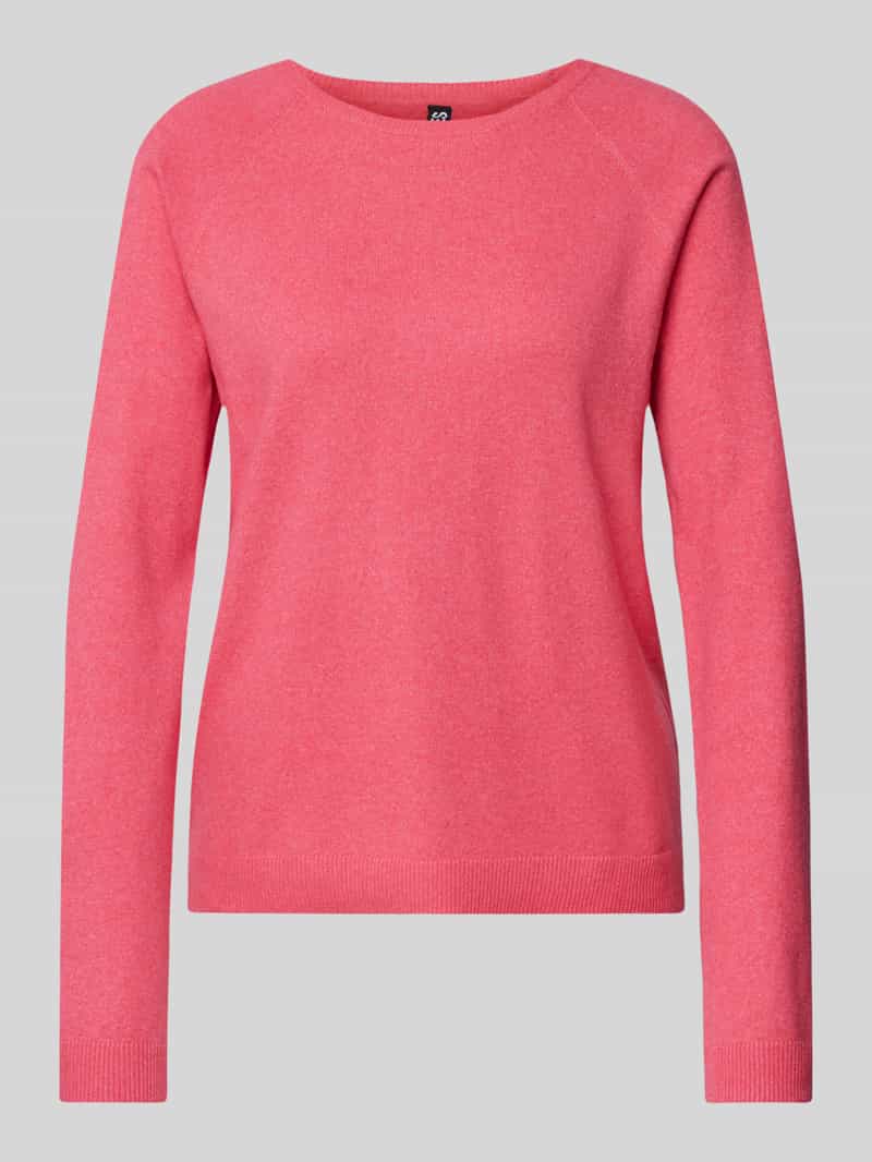 Pieces Regular fit gebreide pullover met extra brede schouders model 'BREE'