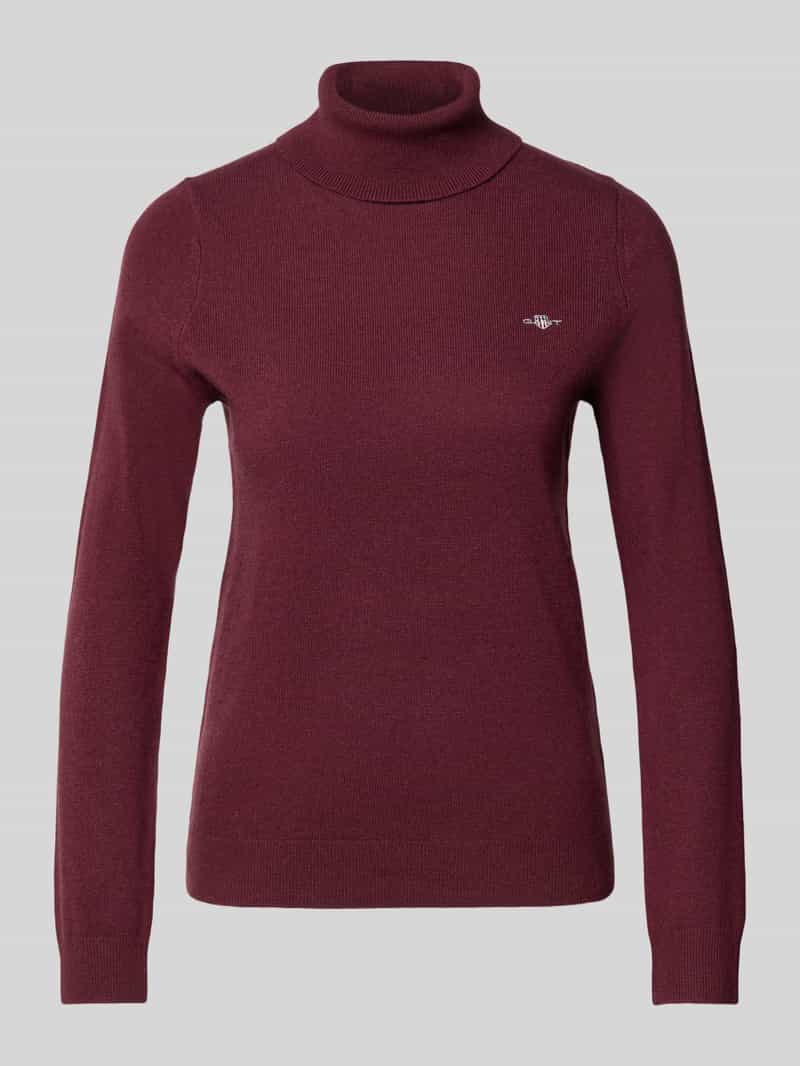 Gant Regular fit coltrui van wolmix model 'Extrafine'