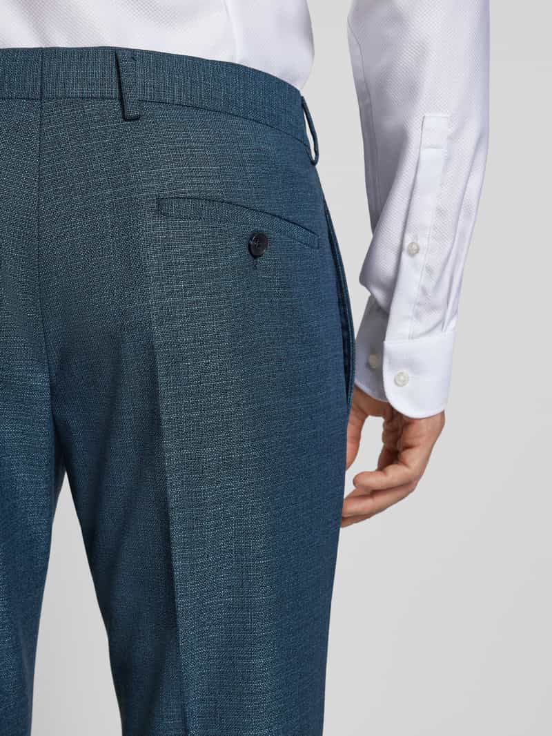Strellson Slim fit pantalon met persplooien model 'Kynd3'