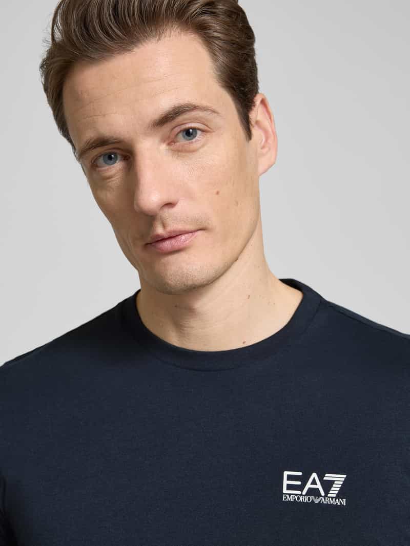 EA7 Emporio Armani T-shirt van puur katoen model 'TRAIN CORE'