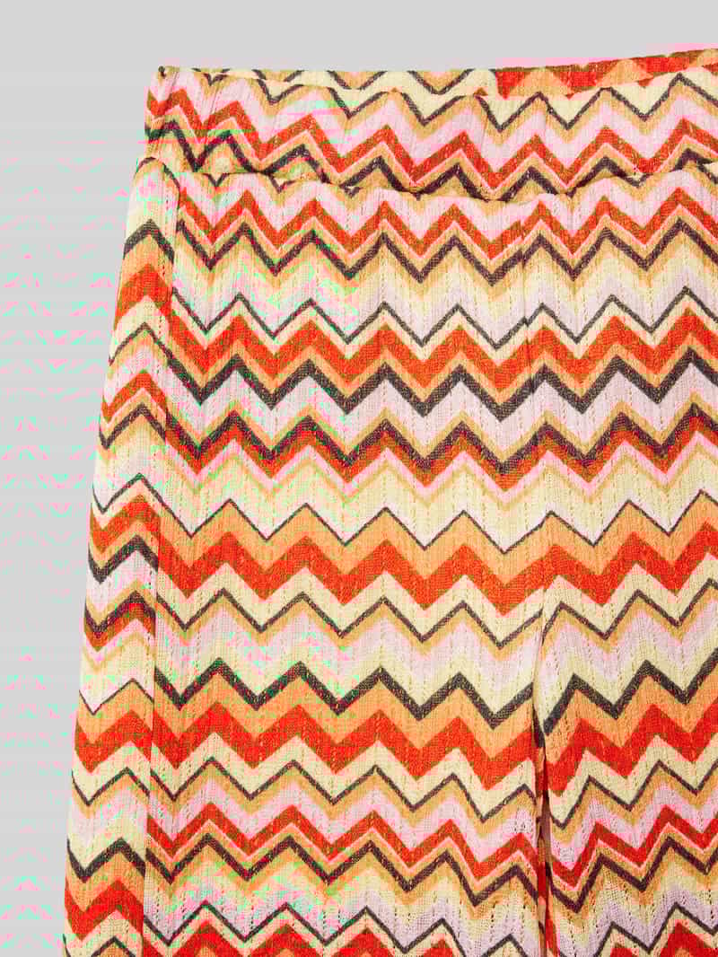Garcia Wide fit stoffen broek met elastische band