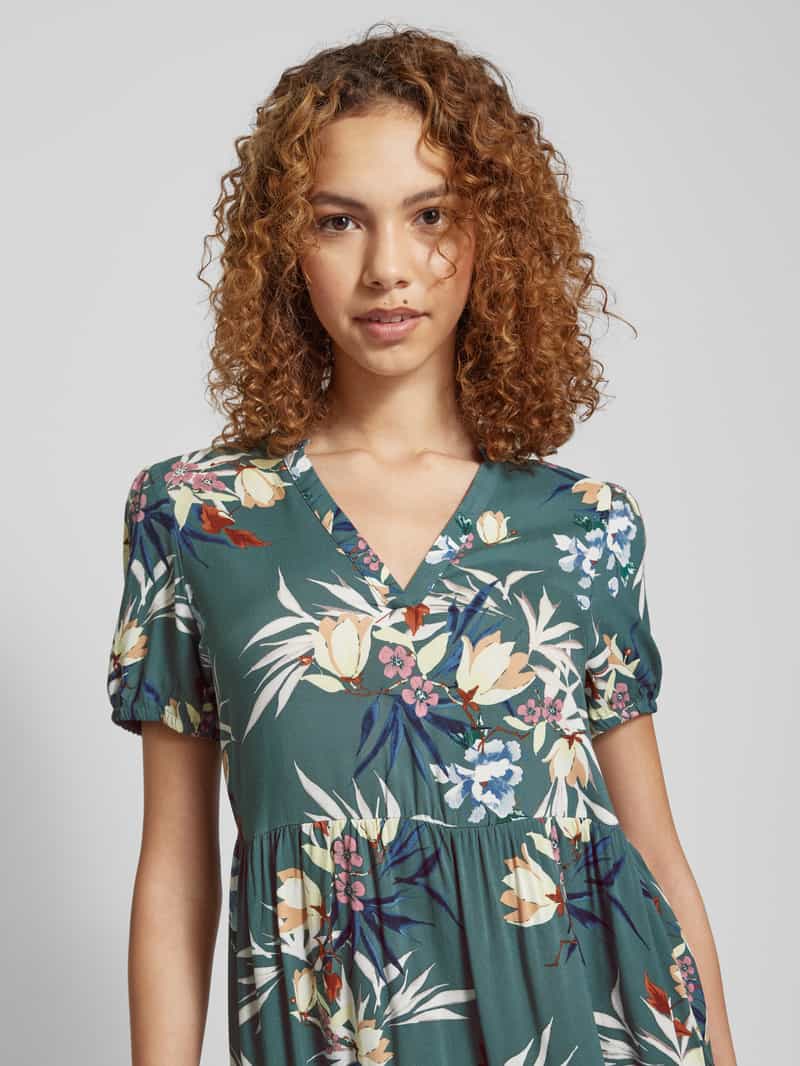 Only Knielange jurk met V-hals model 'NOVA LIFE'