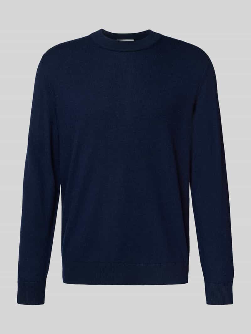 Selected Homme Regular fit gebreide pullover van zuivere merinowol model 'TRAY'