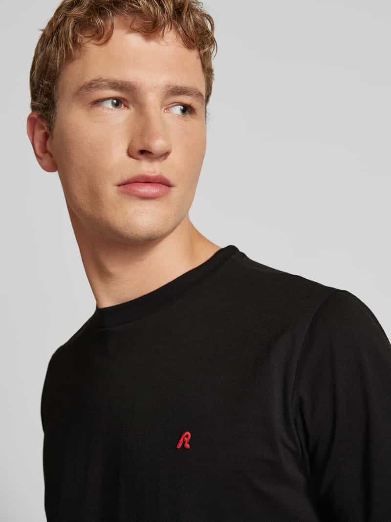 Replay T-shirt met logostitching