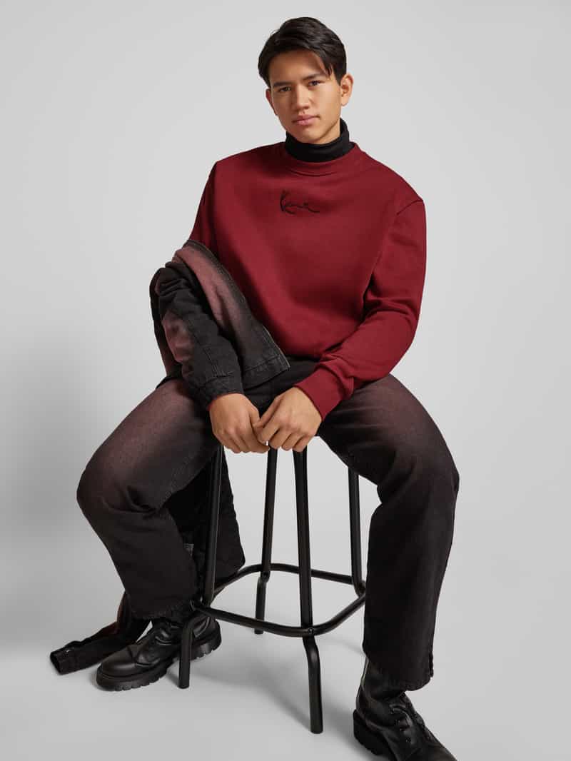 Karl Kani Sweatshirt met labelstitching