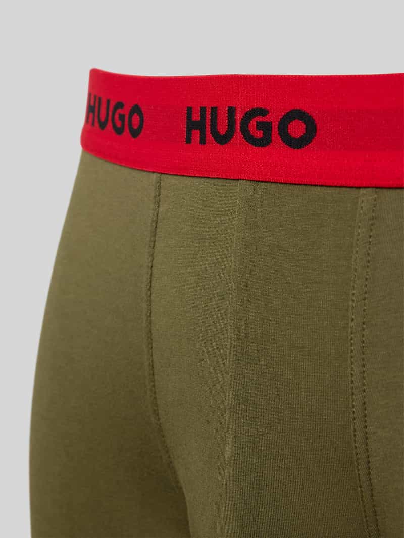 HUGO Boxershort met elastische band in een set van 3 stuks