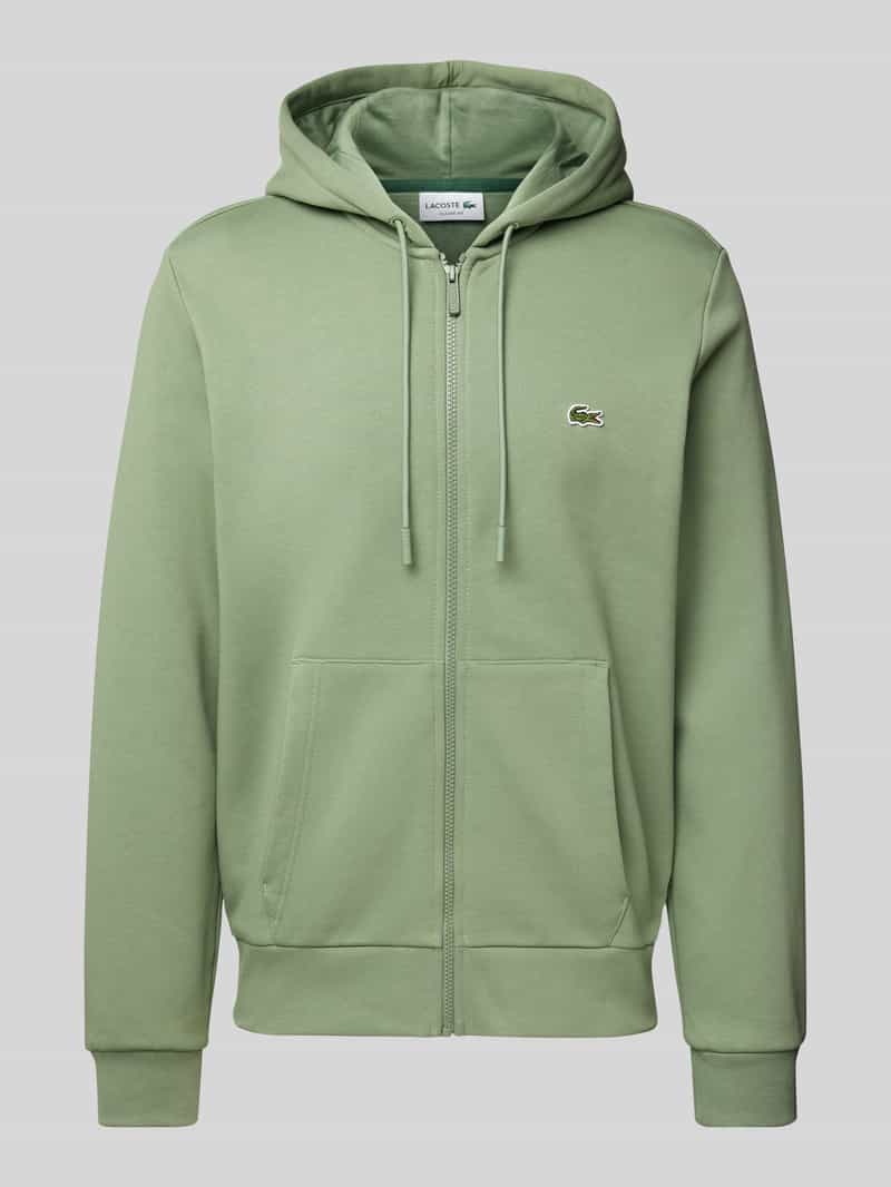Lacoste Regular fit sweatjack van katoenmix