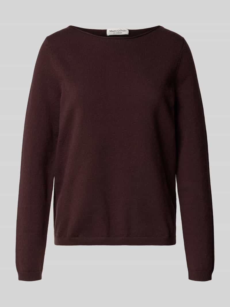 Marc O'Polo Regular fit gebreide pullover met scheerwol