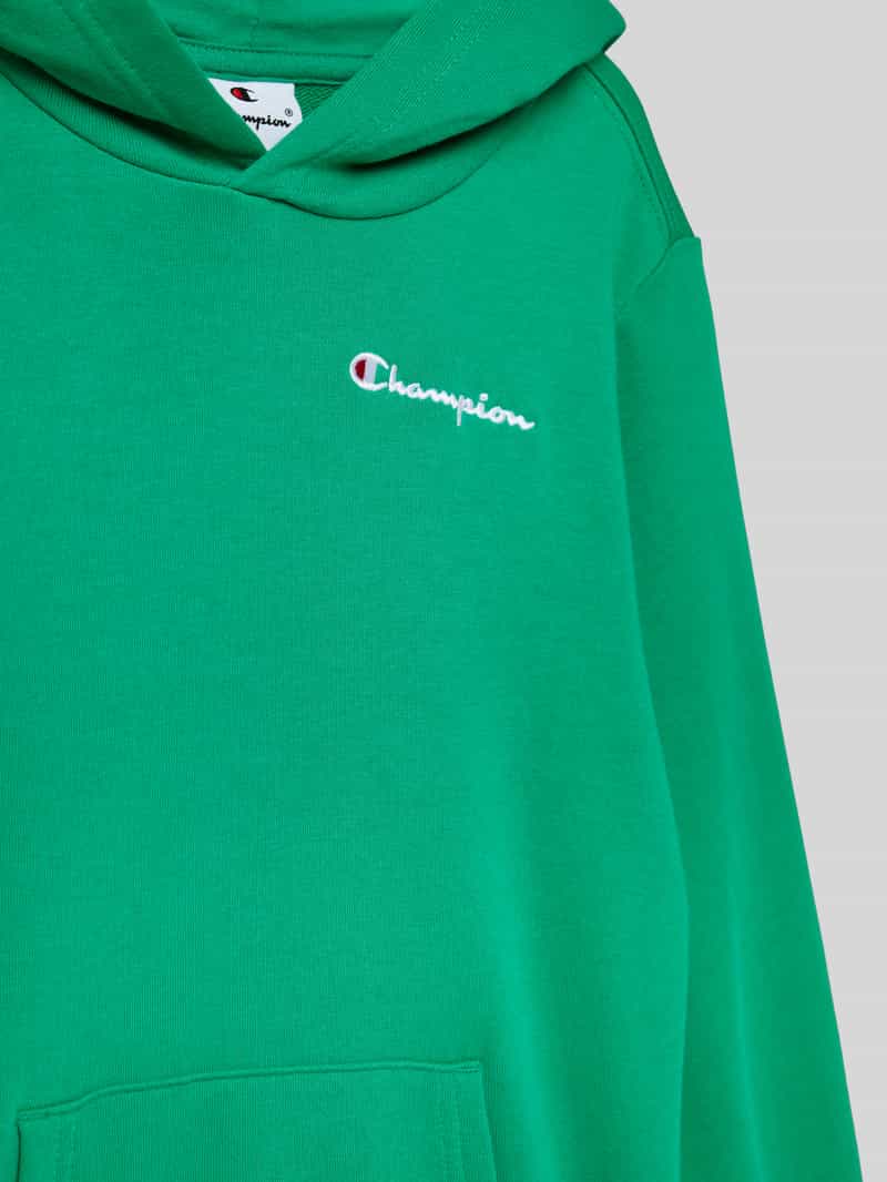 Champion Hoodie met labelstitching