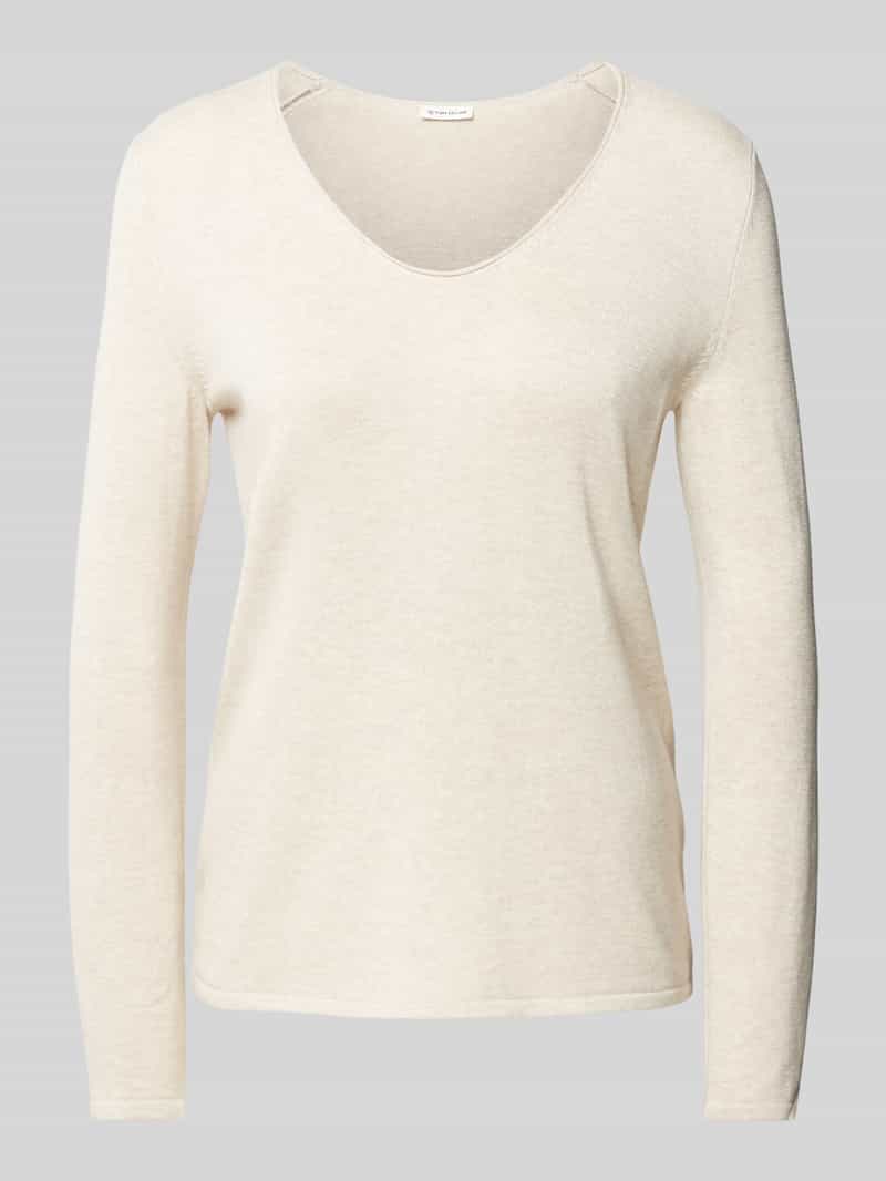 Pullover met v-hals