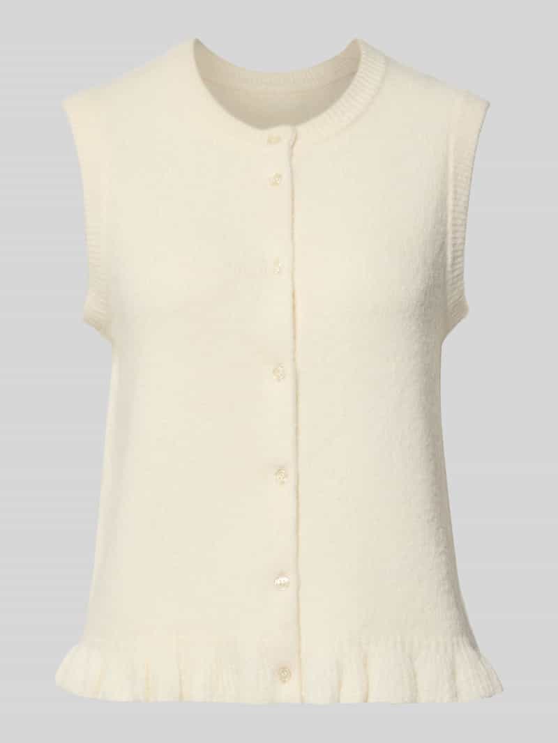 MbyM Mouwloos vest met ronde hals model 'Frilana'