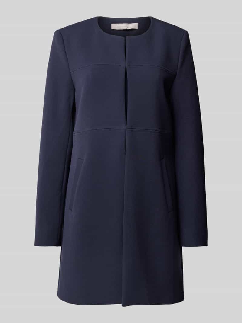 Christian Berg Woman Selection Lange blazer met strookzakken
