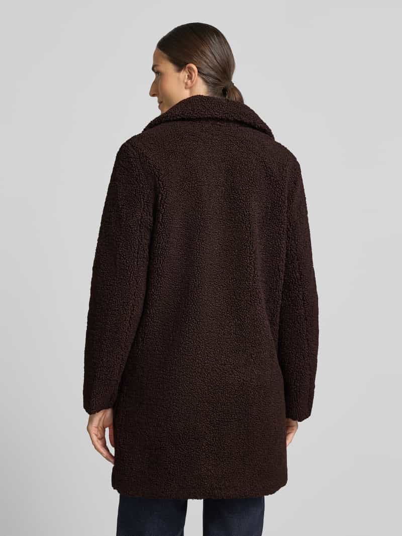 Vero Moda Teddymantel met brede reverskraag