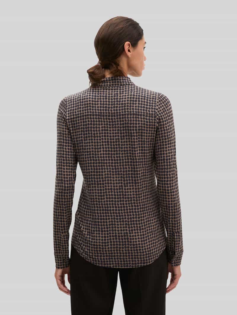 Marc O'Polo Regular fit blouse met lange mouwen van viscosemix